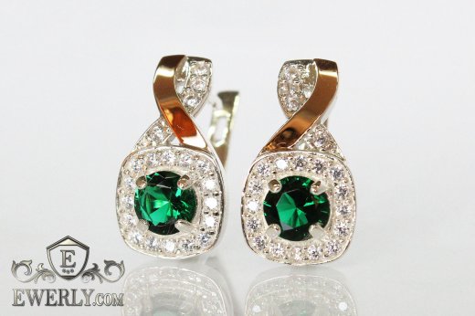 Earring of  silvers, фото