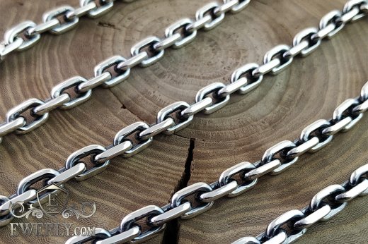 "Anchor with edges" of sterling silver, фото