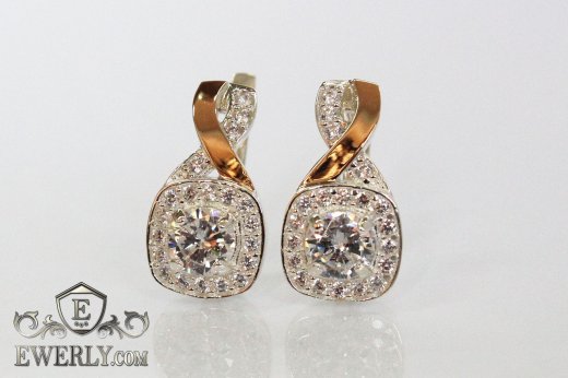 Earring of  silvers, фото
