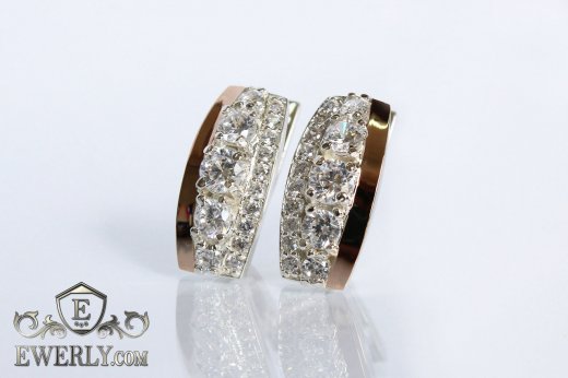 Earring of sterling silvers, фото