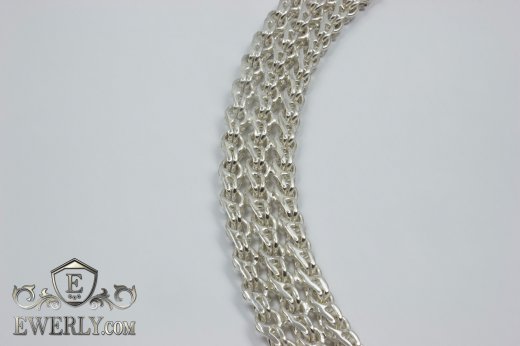 "Triple side bismarck" of sterling silver, фото