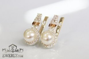 Earring of sterling silvers, фото