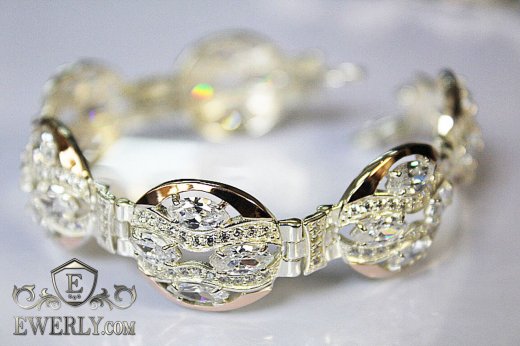 Bracelet for women of  silver, фото