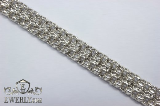 "Double bismarck" of sterling silver, фото