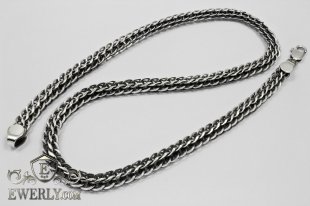 Chain "Lightning" of  silver, фото