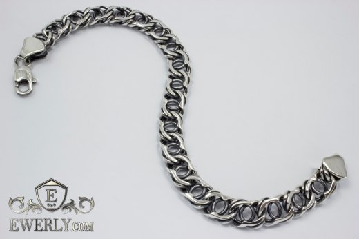 Bracelet "Arabic bismarck" of sterling silver, фото