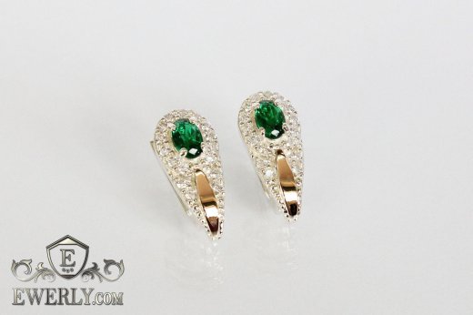 Earring of  silvers, фото