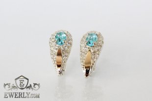 Earring of  silvers, фото