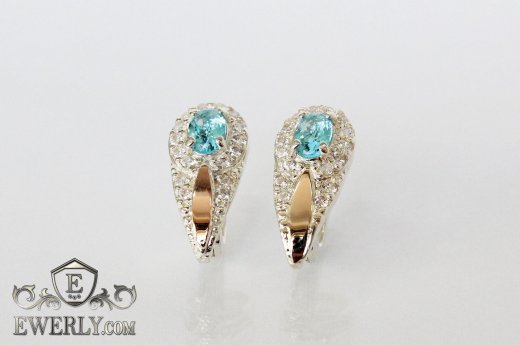 Earring of  silvers, фото