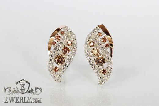 Earring of sterling silvers, фото
