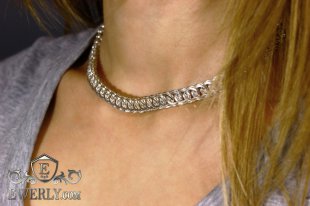 Women's chain "Scorpio (Audi)" of sterling silver, фото