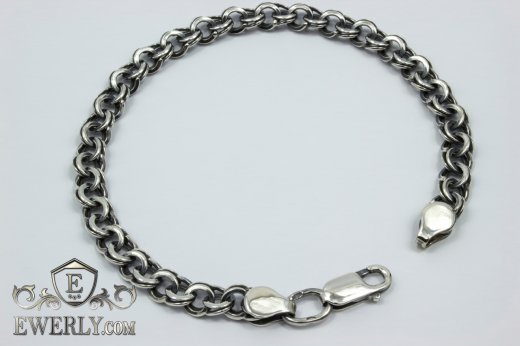 Bracelet "Lanterns" of  silver, фото