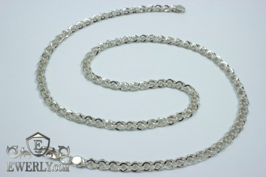 Chain "Lanterns" of sterling silver, фото