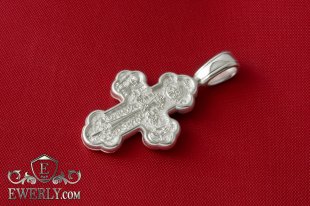 Cross of  silver without crucifix, фото
