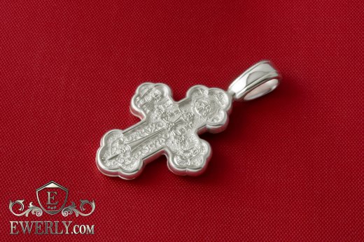 Cross of  silver without crucifix, фото