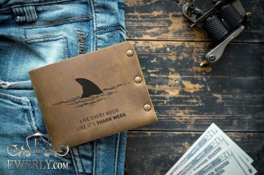 Genuine leather wallet, фото