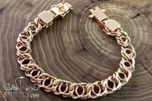 Bracelet "Arabic bismarck" of gold, фото
