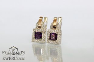 Earring of sterling silvers, фото