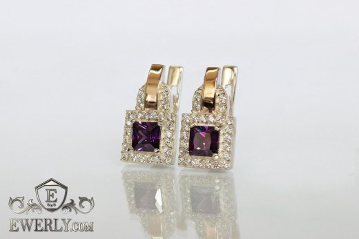 Earring of sterling silvers, фото