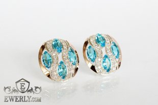 Earring of sterling silvers, фото
