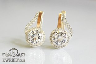 Earring of sterling silvers, фото
