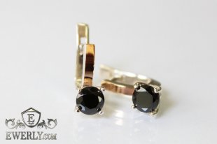 Earring of  silvers, фото