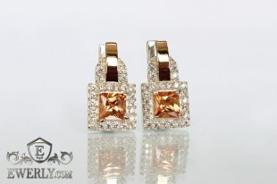 Earring of sterling silvers, фото