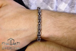 Bracelet "Malvina" of  silver, фото