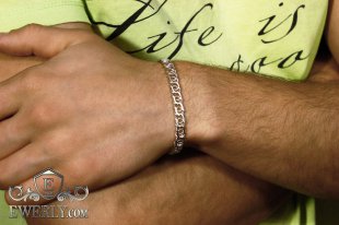 Bracelet "Arabic bismarck" of  silver, фото