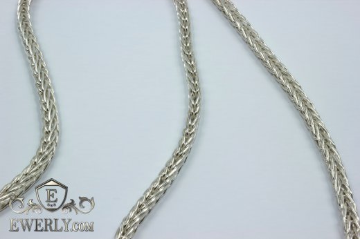 Women's chain "Spica" of silver, фото