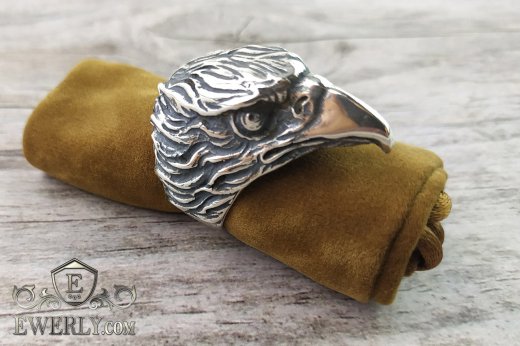 Men's ring of sterling silver, фото