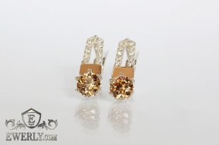 Earring of sterling silvers, фото