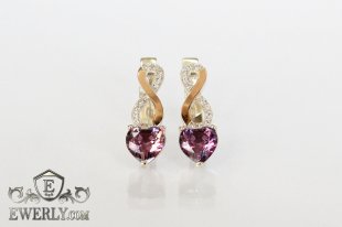 Earring of sterling silvers, фото