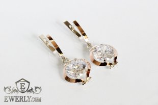 Earring of  silvers, фото