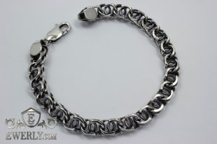 Bracelet "Moon" of sterling silver, фото