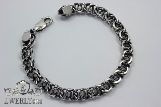 Bracelet "Moon" of sterling silver, фото