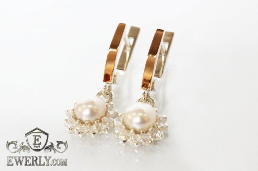 Earring of sterling silvers, фото