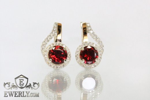 Earring of sterling silvers, фото