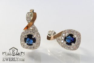 Earring of  silvers, фото