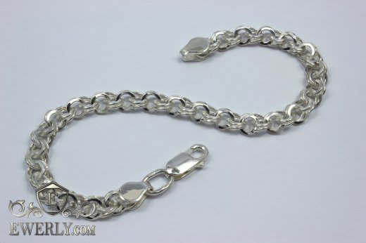 Bracelet "Lanterns" of  silver, фото