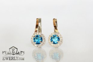 Earring of sterling silvers, фото
