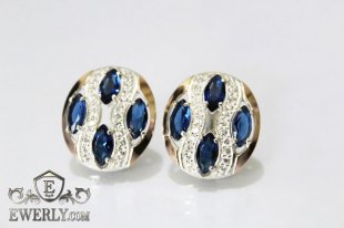 Earring of  silvers, фото