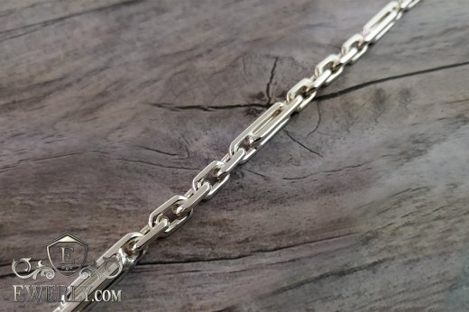 "Elongated anchor" of sterling silver, фото