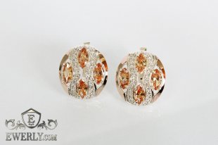 Earring of sterling silvers, фото