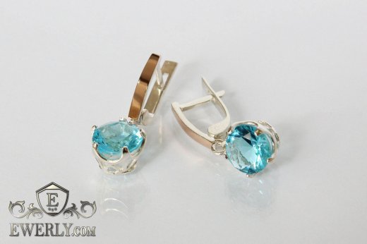Earring of sterling silvers, фото