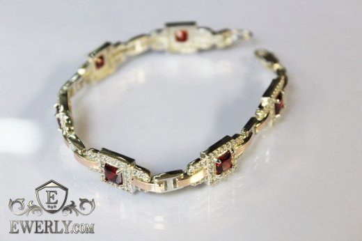 Women's bracelet of sterling silver, фото