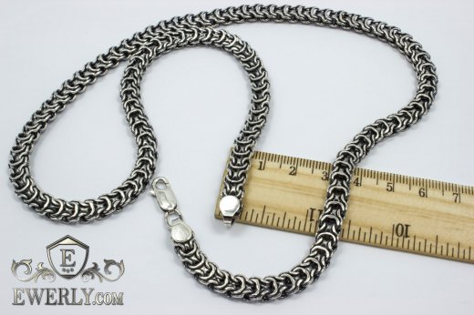Chain "Ramses" of sterling silver, фото