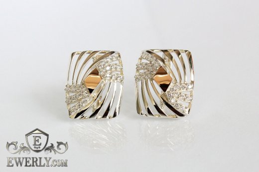 Earring of sterling silvers, фото