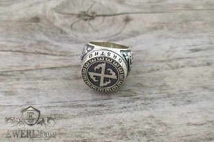 Men's ring of sterling silver, фото