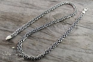 Chain "Fox tail (Valkyrie)" of sterling silver, фото